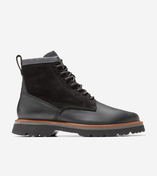 C44956:BLACK OILED NUBUCK / DARK NATURAL / BLACK WP