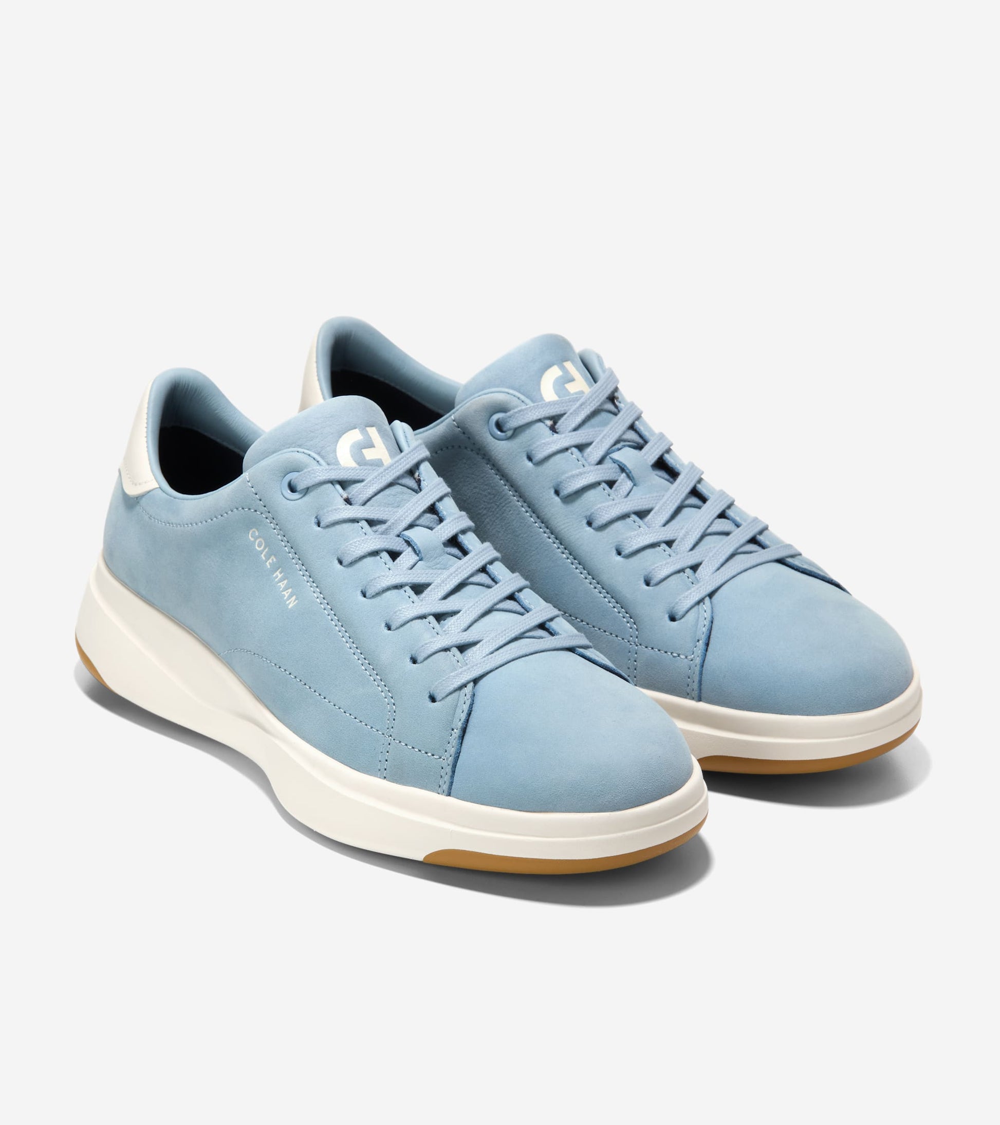 C43971:DUSTY BLUE NUBUCK / IVORY / IVORY