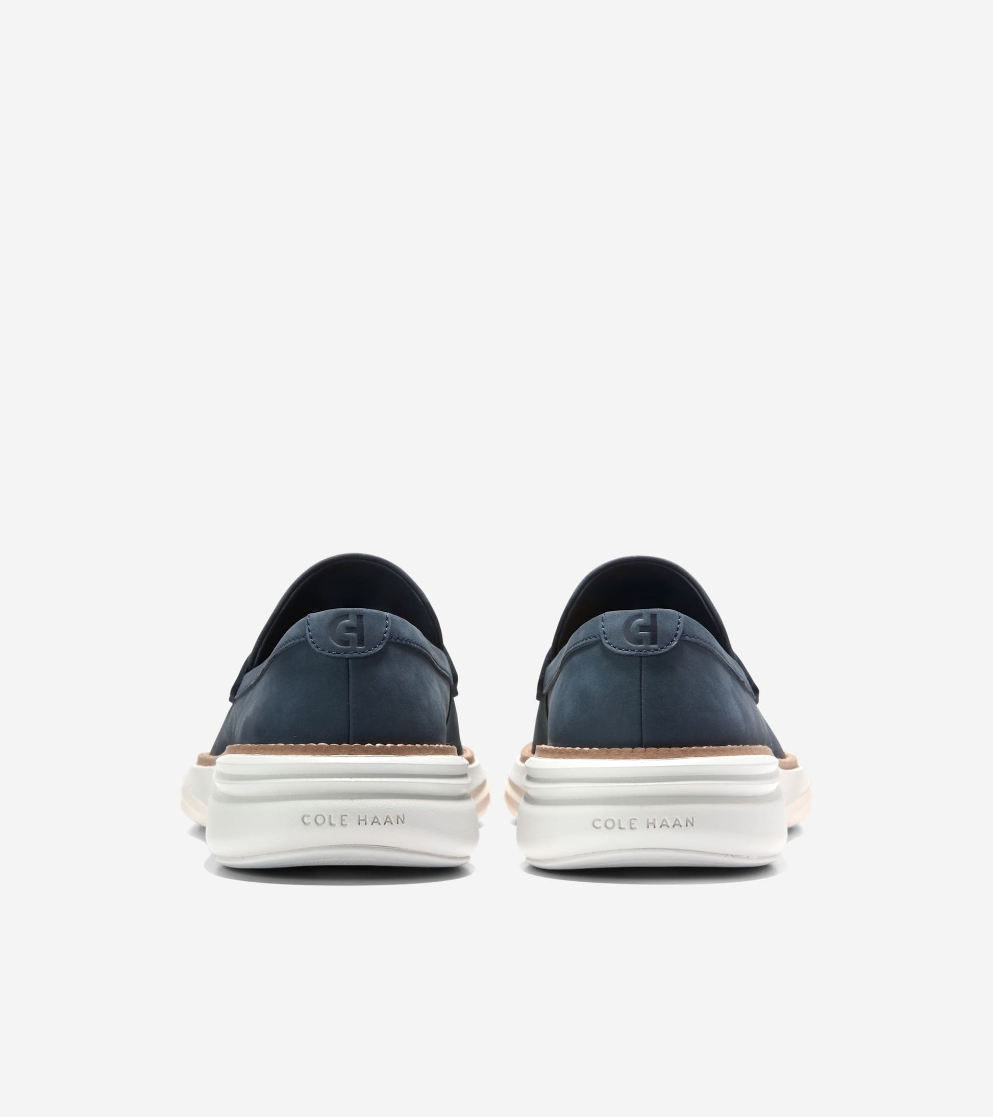 C43647:NAVY BLAZER NUBUCK / NATURAL / IVORY