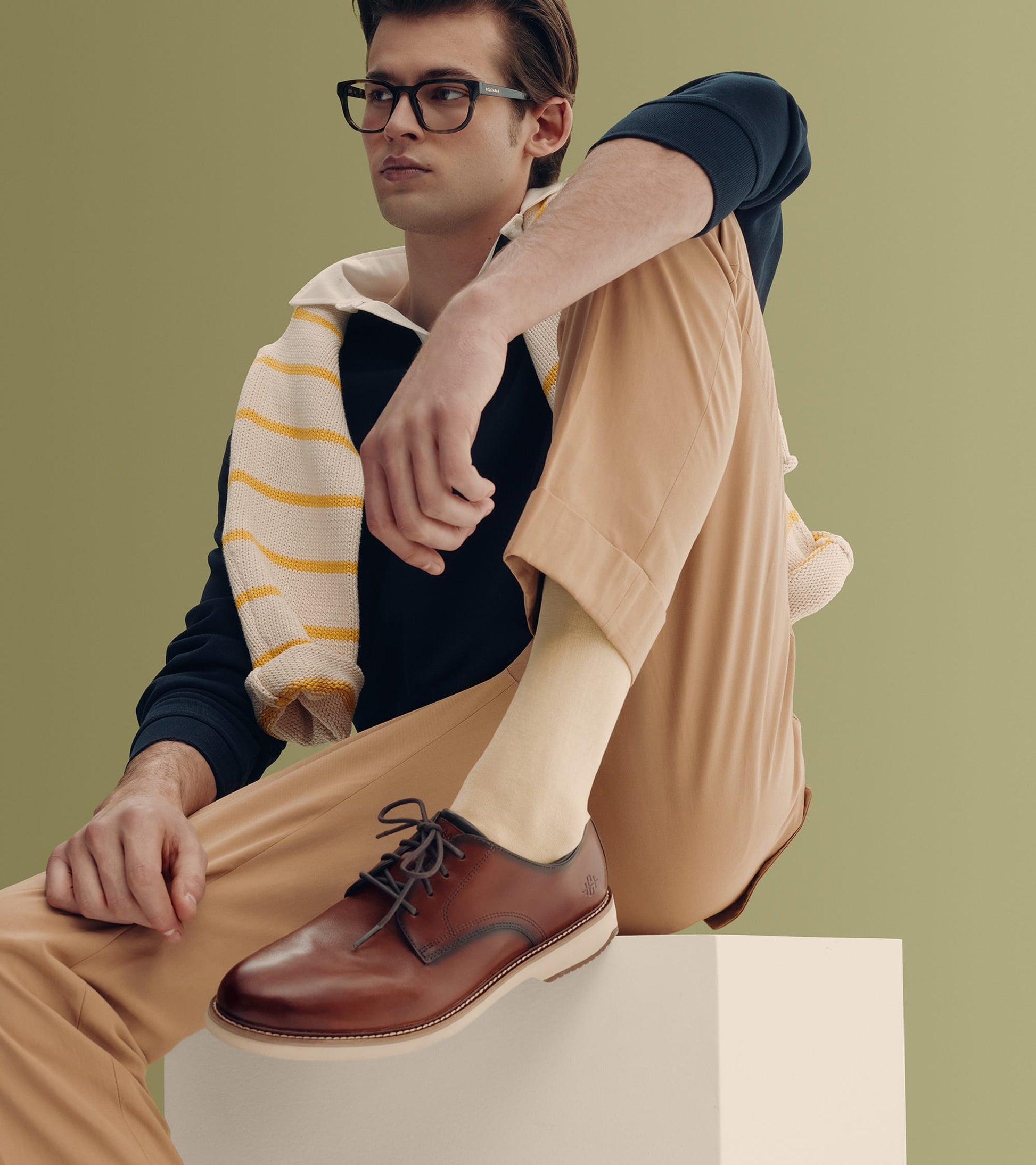 C38960:CH BRITISH TAN / ANGORA