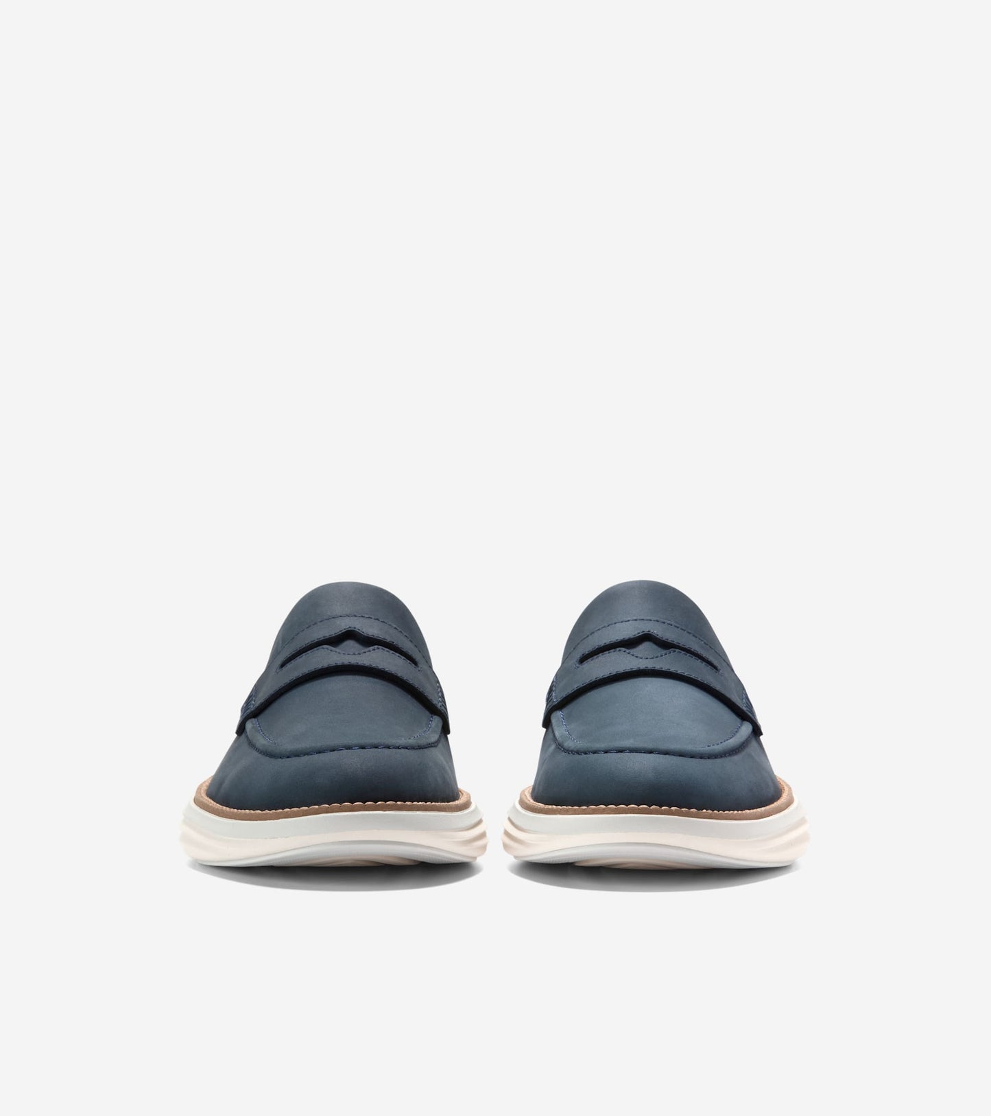 C43647:NAVY BLAZER NUBUCK / NATURAL / IVORY