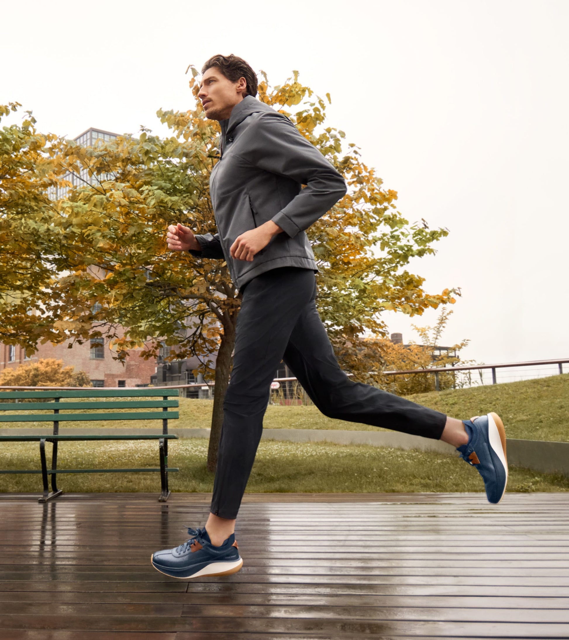 C42333:NAVY BLAZER / CH BRITISH TAN / IVORY