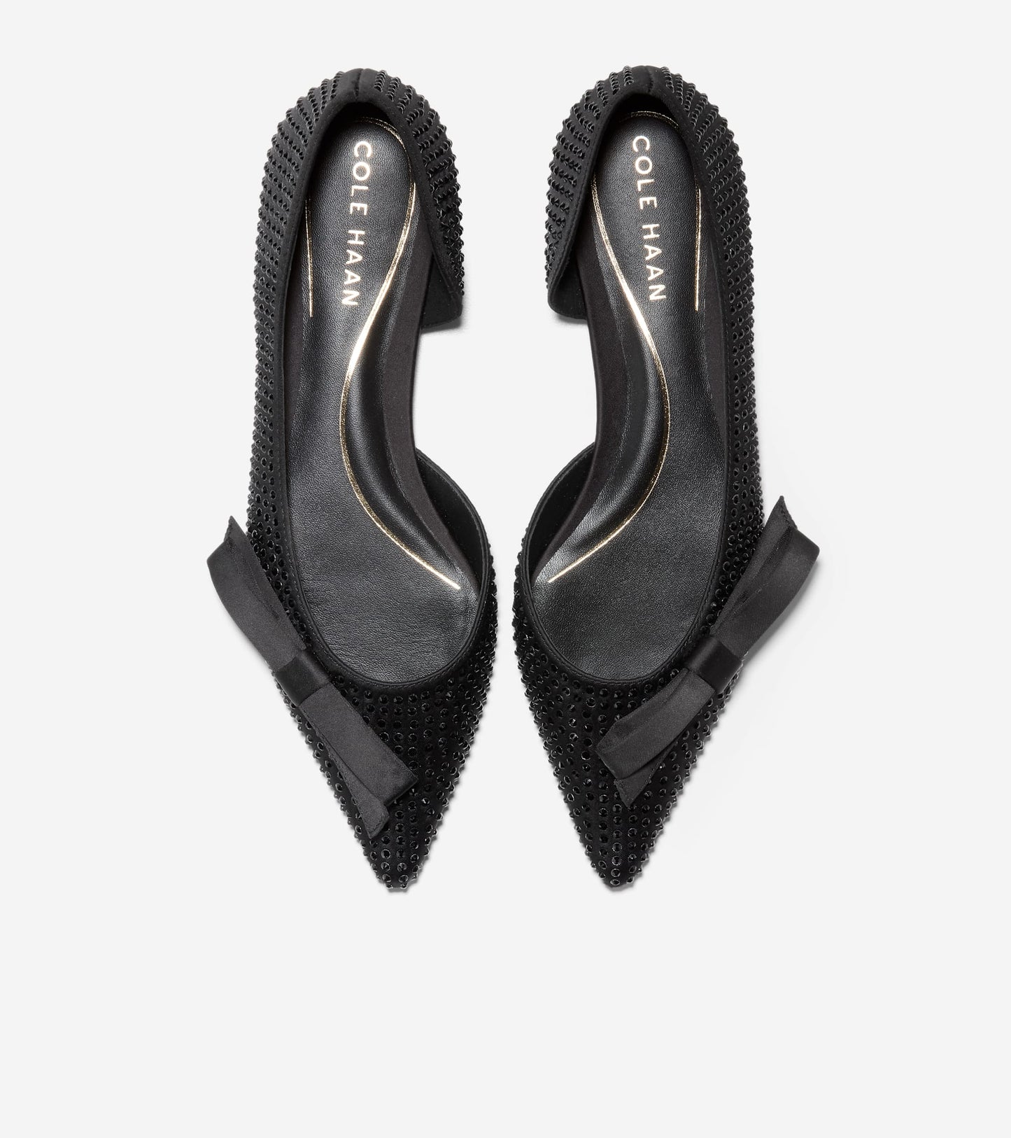 W32698:BLACK SATIN/BLACK CRYSTAL