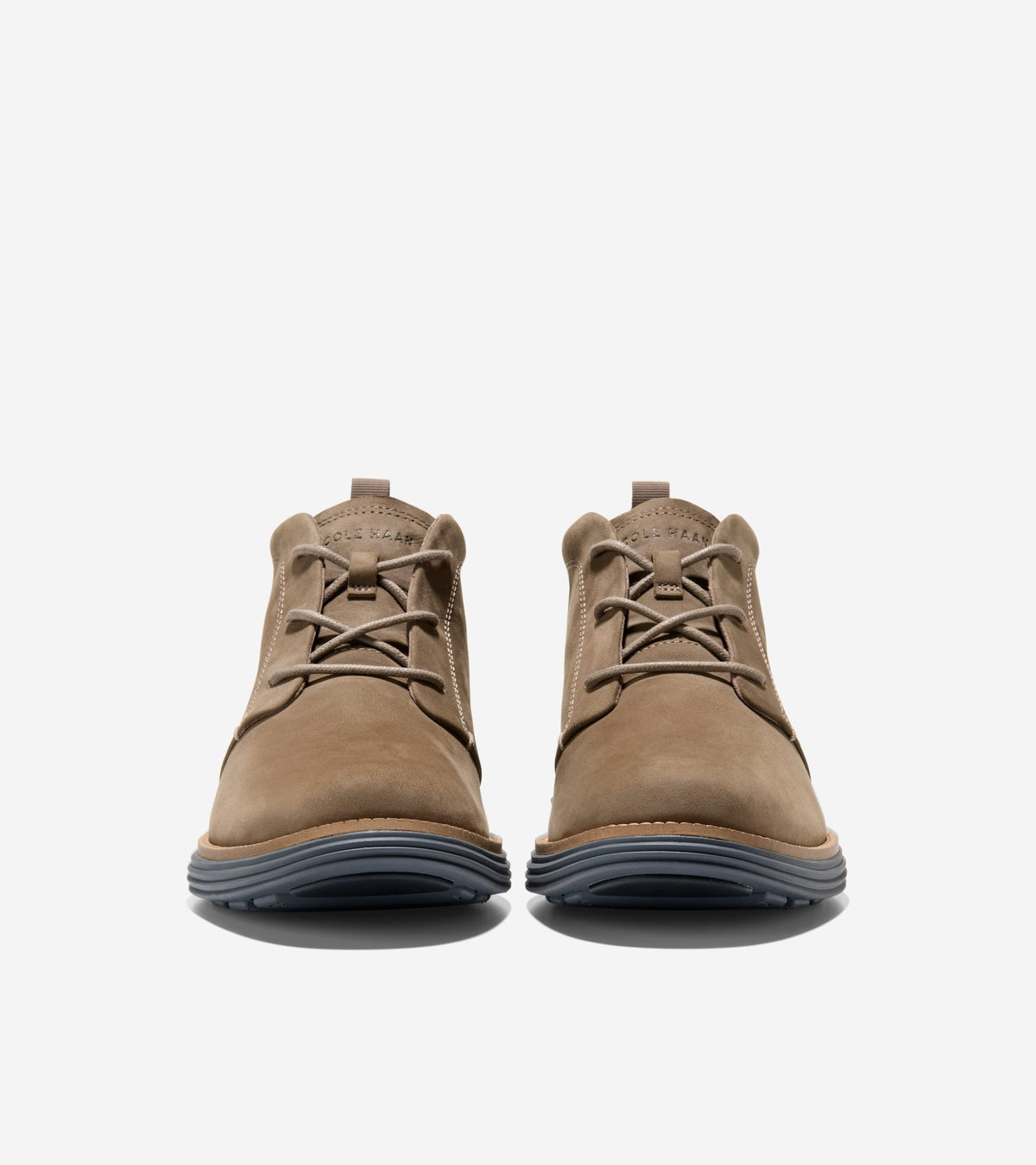 C44799:IRISH COFFEE NUBUCK / NATURAL / GRAY PINSTRIPE WP