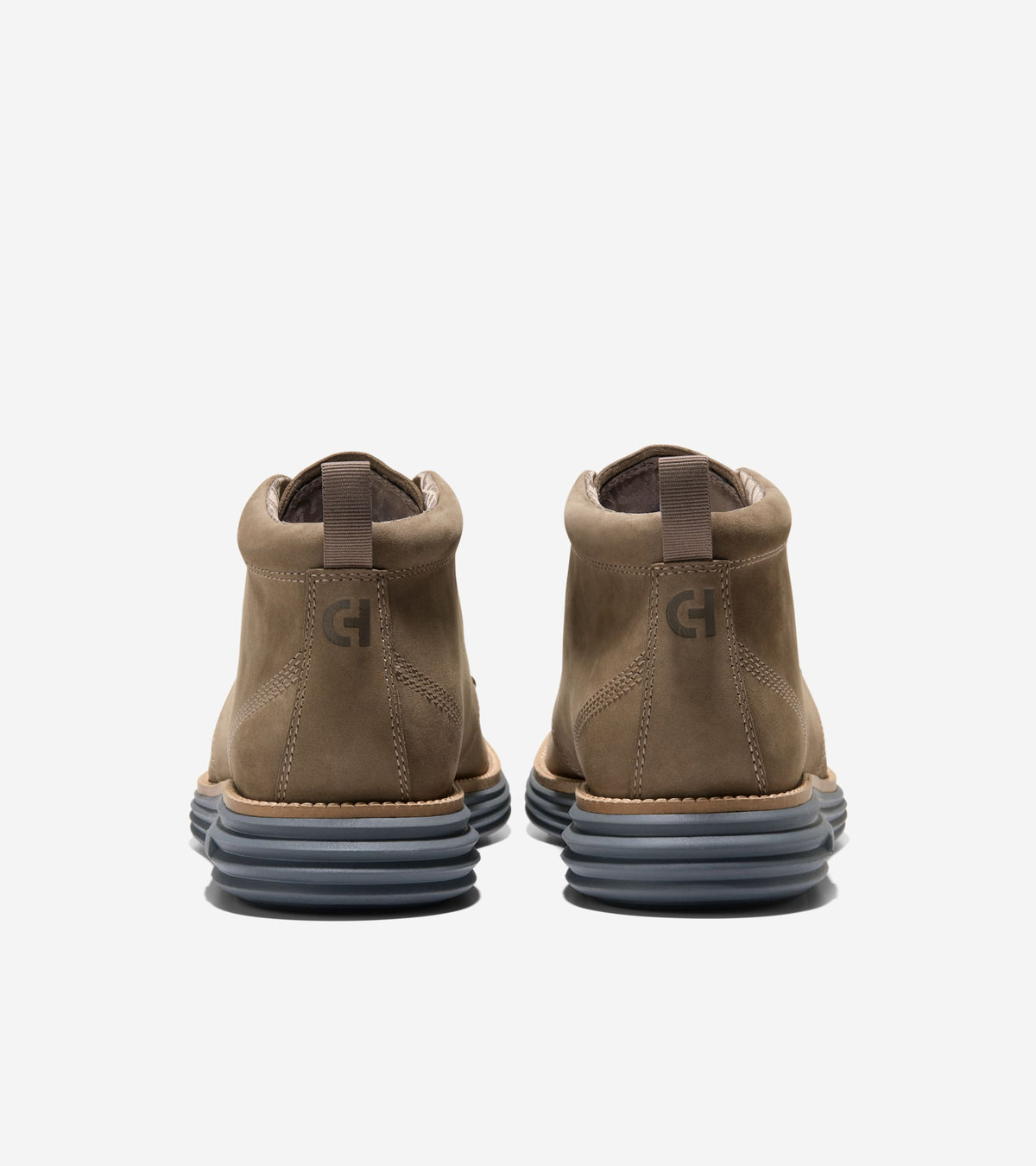 C44799:IRISH COFFEE NUBUCK / NATURAL / GRAY PINSTRIPE WP